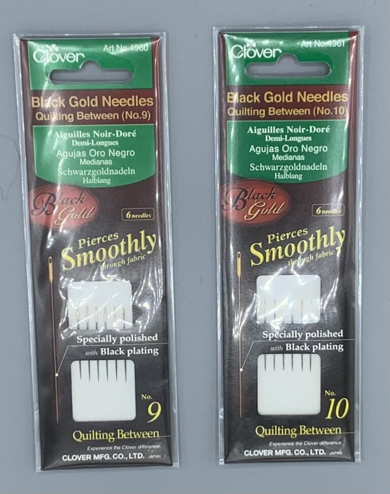 Clover Black Gold Needles Quilting Between The Woolen Needle