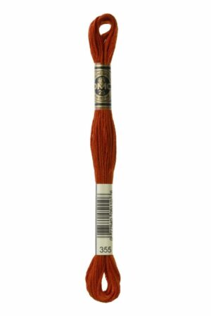 Dark Terra Cotta DMC Embroidery Floss 355