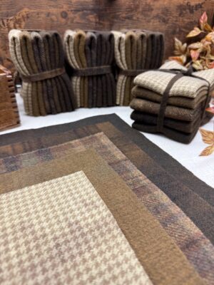 Hand Dyed Wool Bundle Brown