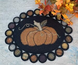 Oval Pumpkin Mat