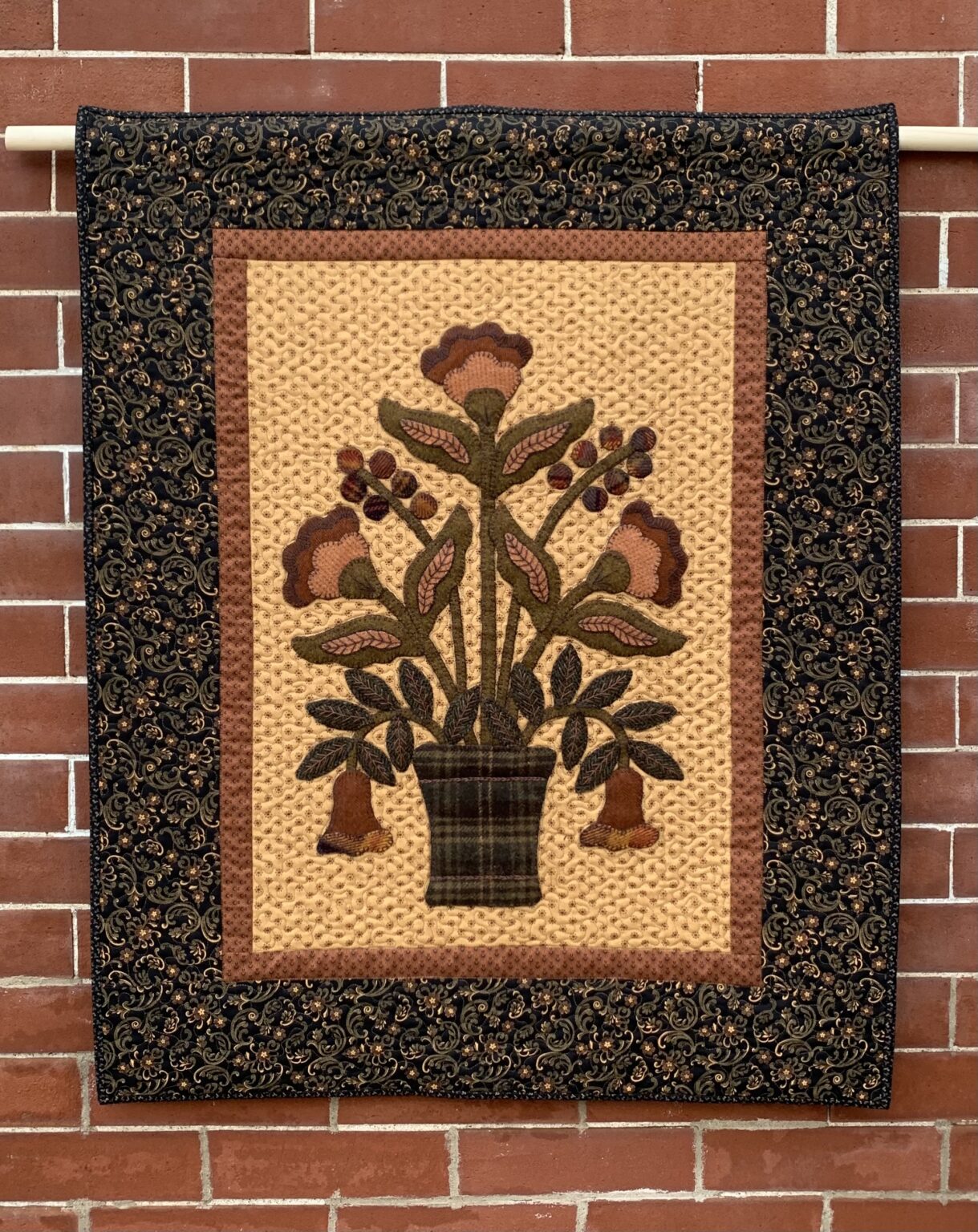 Cheddar and Coal Quilt Kit The Woolen Needle