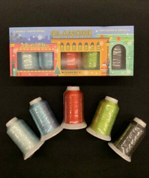 Wonderfil Glamore Thread Set - Snowman
