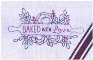 Aunt Martha's Special Edition Embroidery Transfer Pattern - Baked with Love