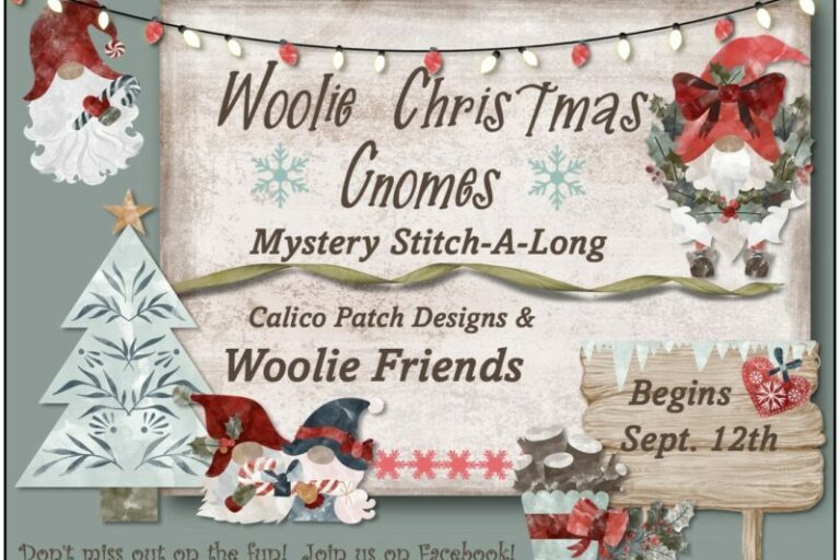 Woolie Christmas Gnomes Ad jpeg Woolie Christmas Gnomes Stich-A-Long