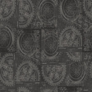 Eclectic Elements Palette Neutral PWTH255 Gears (End of Bolt 34")