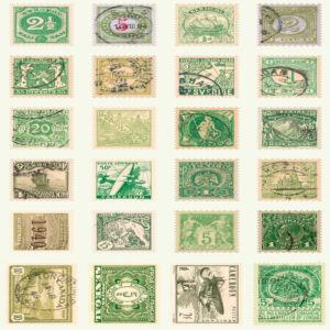 Eclectic Elements Palette Green PWTH261 Stamps