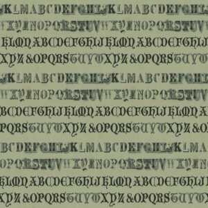 Eclectic Elements Palette Green PWTH264 Typography