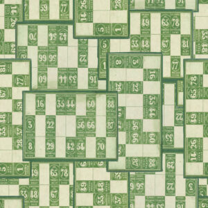Eclectic Elements Palette Green PWTH266 Numbers (End of Bolt 12")