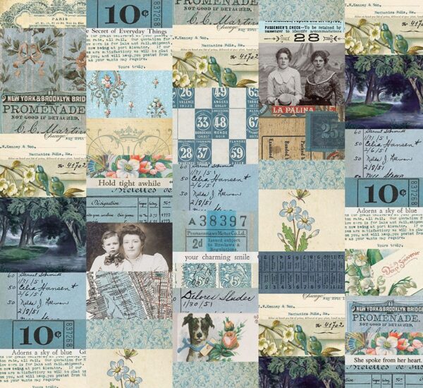Eclectic Elements Palette Blue PWTH280 Collage