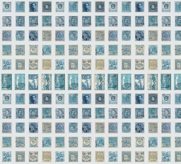 Eclectic Elements Palette Blue PWTH281 Stamps