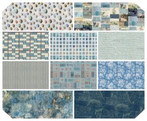Eclectic Elements Palette Blue Fat Quarter Bundle