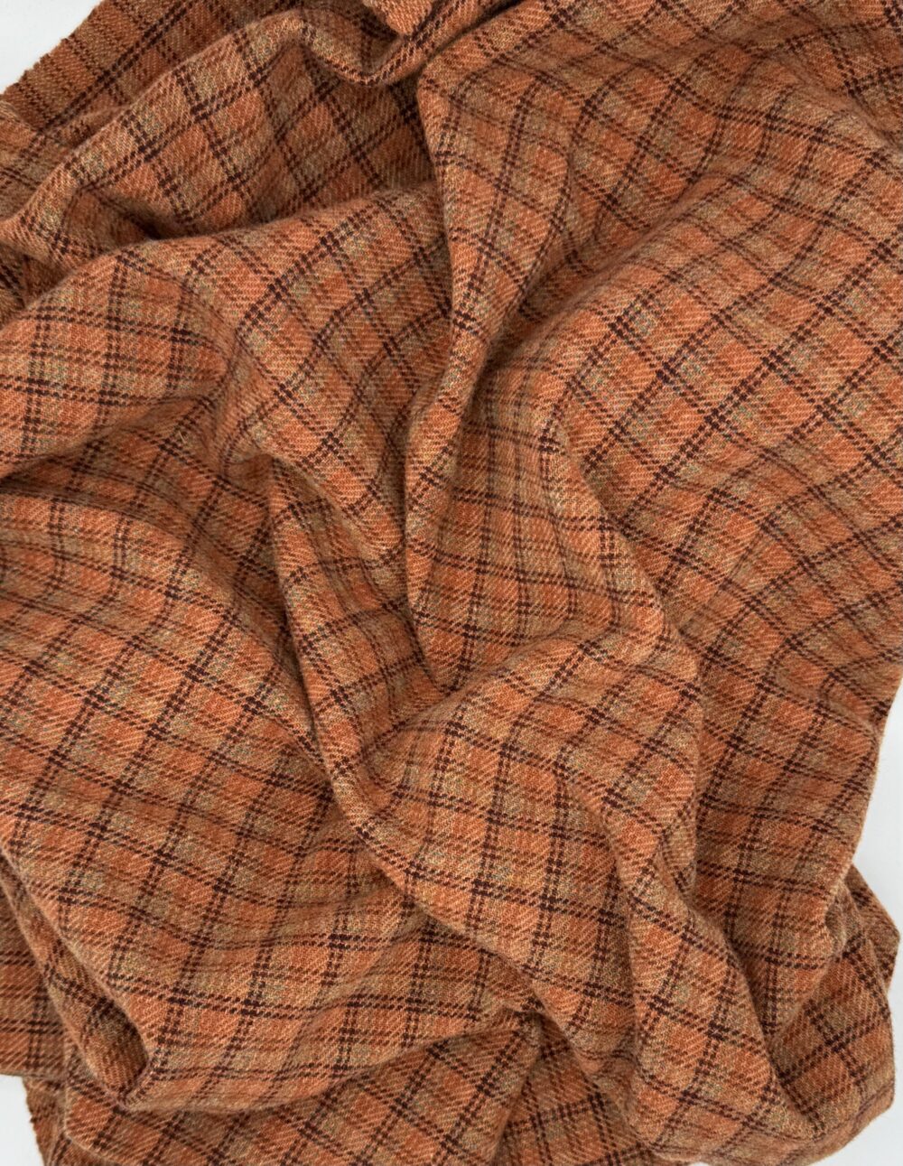 Rusty Orange Plaid