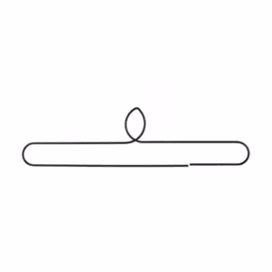 Single Leaf Split Bottom Quilt Hanger