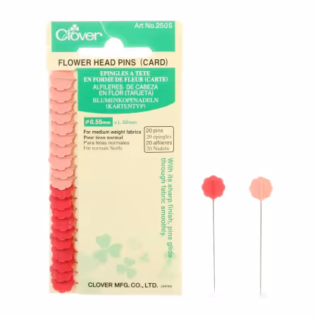 Clover Flower Head Pins