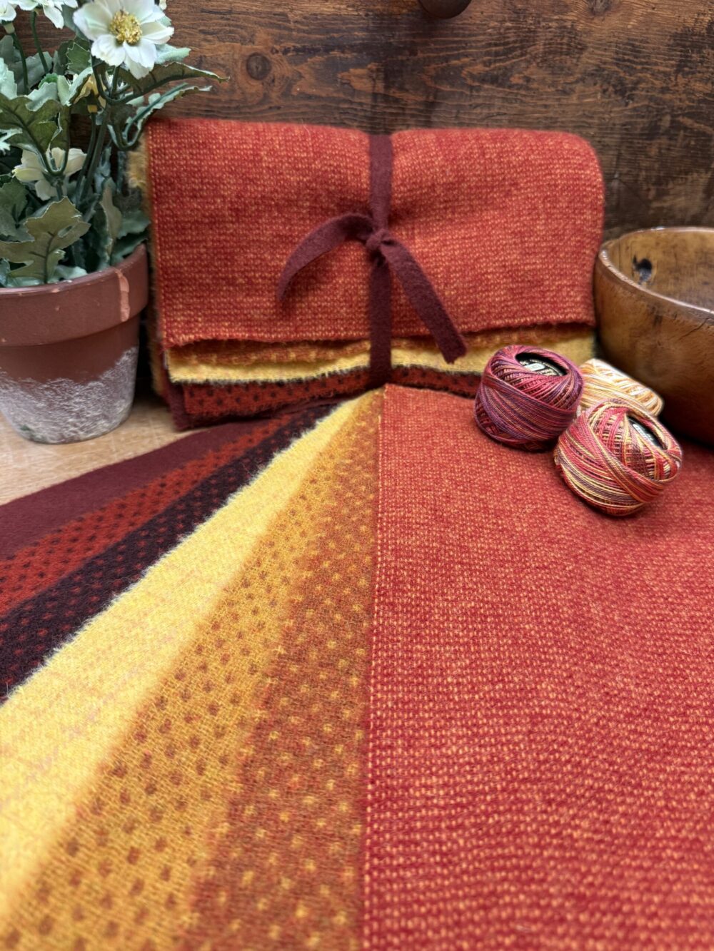 Wool Cake: Sunset