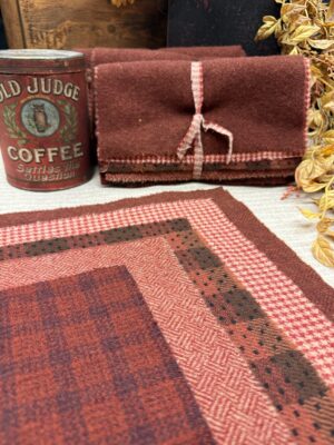 Wool Cake: Brick Red