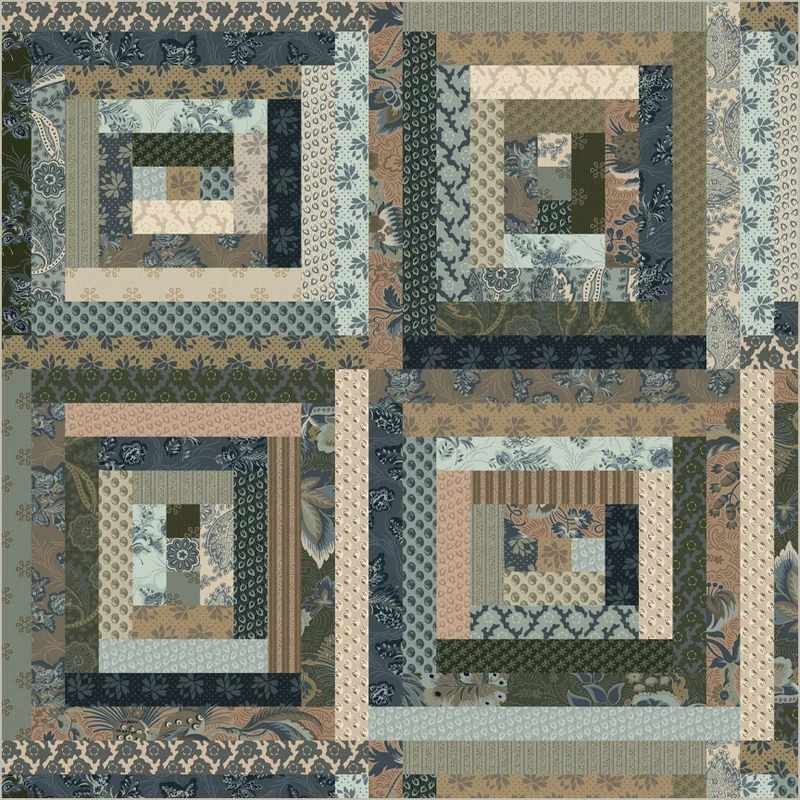 Heirloom 55081D 5 Slate Wholecloth